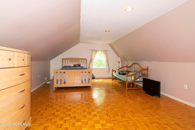 67 School Rd E, Marlboro, NJ 07746 - bedroom with lofted ceiling and recessed lighting