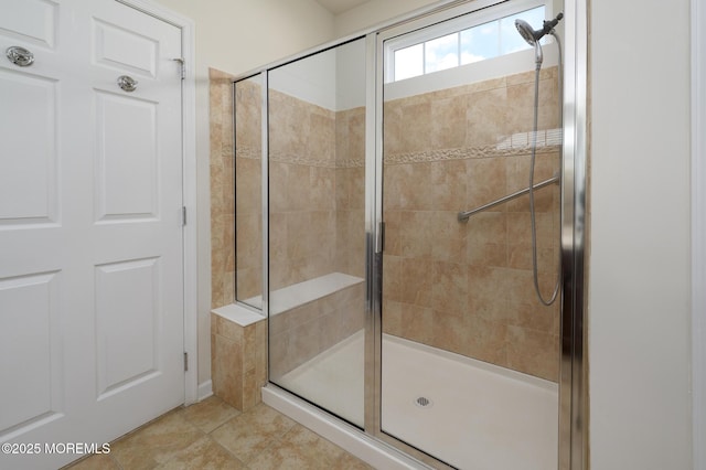 5 Gainsborough Ln, Manchester, NJ 08759 - full bath with a stall shower and tile patterned floors