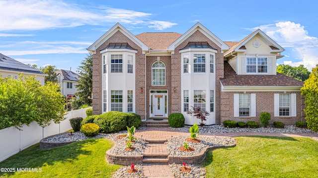 3 Knightsbridge Pl, Jackson, NJ 08527 - view of front of home featuring brick siding and a shingled roof