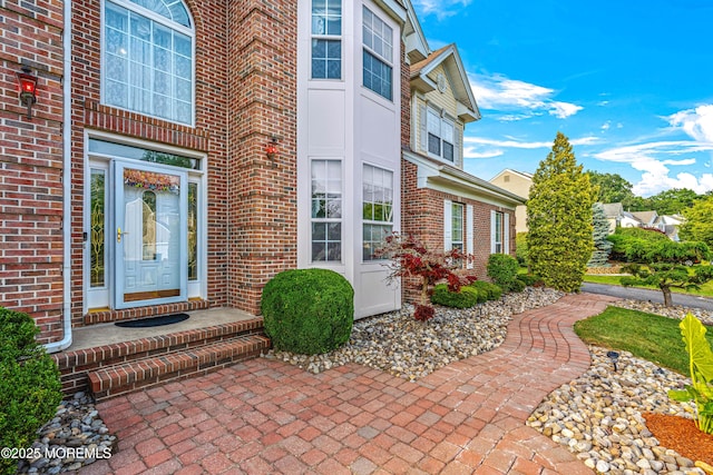 3 Knightsbridge Pl, Jackson, NJ 08527 - view of exterior entry with brick siding