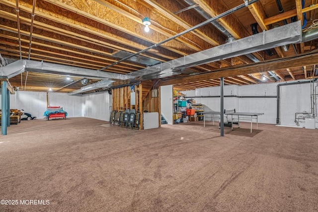 3 Knightsbridge Pl, Jackson, NJ 08527 - unfinished basement with carpet flooring