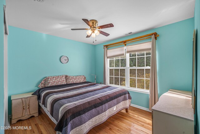 3 Knightsbridge Pl, Jackson, NJ 08527 - bedroom with wood finished floors and a ceiling fan