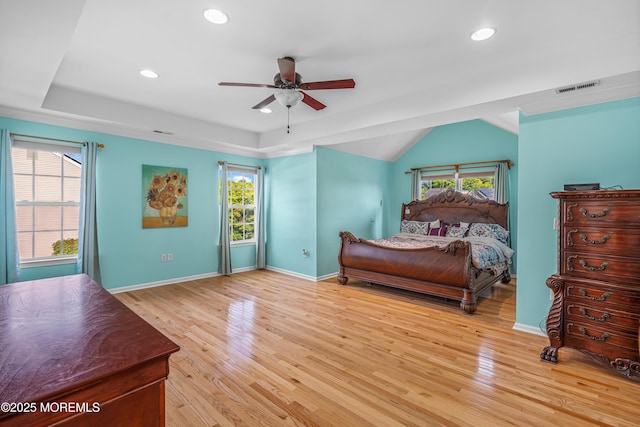 3 Knightsbridge Pl, Jackson, NJ 08527 - bedroom with light wood finished floors, recessed lighting, and a ceiling fan