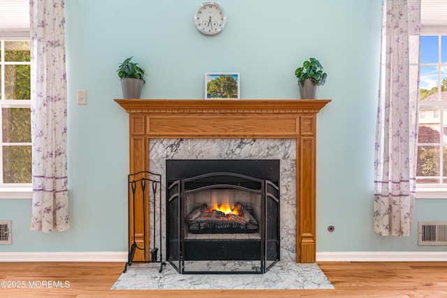 3 Knightsbridge Pl, Jackson, NJ 08527 - detailed view of a fireplace and wood finished floors