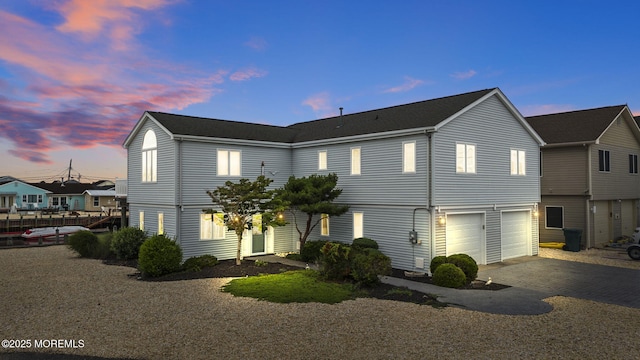 28 S Dayton Dr, Little Egg Harbor, NJ 08087 - view of front of home featuring decorative driveway and a garage