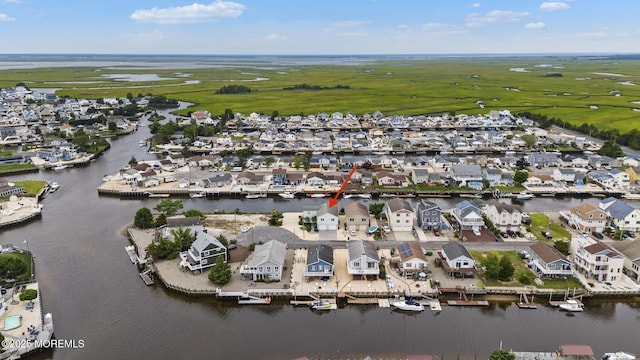 28 S Dayton Dr, Little Egg Harbor, NJ 08087 - aerial view of property's location featuring a nearby body of water and nearby suburban area
