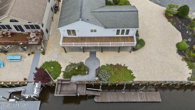 28 S Dayton Dr, Little Egg Harbor, NJ 08087 - view of subject property with a large body of water
