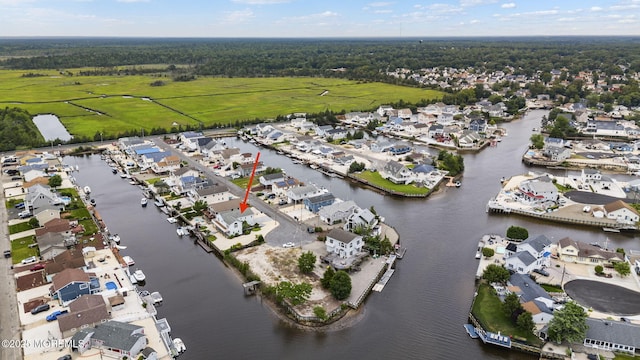 28 S Dayton Dr, Little Egg Harbor, NJ 08087 - aerial view of property's location with nearby suburban area