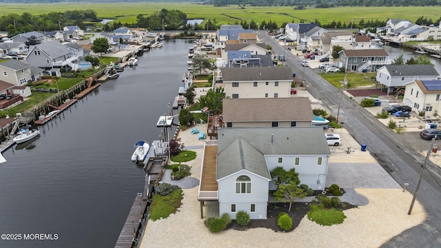 28 S Dayton Dr, Little Egg Harbor, NJ 08087 - aerial view of residential area featuring a nearby body of water