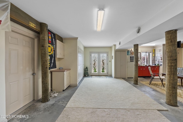 28 S Dayton Dr, Little Egg Harbor, NJ 08087 - hall with concrete flooring