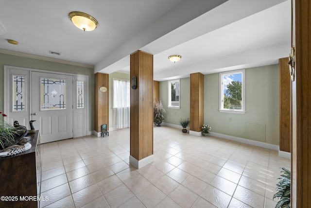 28 S Dayton Dr, Little Egg Harbor, NJ 08087 - entrance foyer featuring light tile patterned flooring