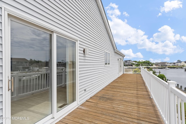 28 S Dayton Dr, Little Egg Harbor, NJ 08087 - wooden terrace featuring a water view