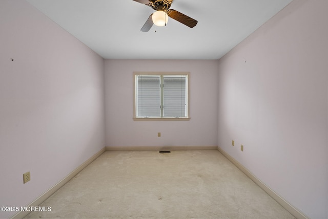 28 S Dayton Dr, Little Egg Harbor, NJ 08087 - spare room featuring a ceiling fan and carpet flooring