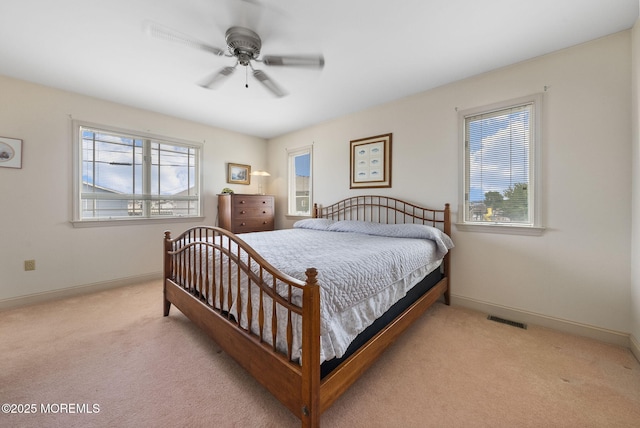 28 S Dayton Dr, Little Egg Harbor, NJ 08087 - bedroom with carpet and ceiling fan