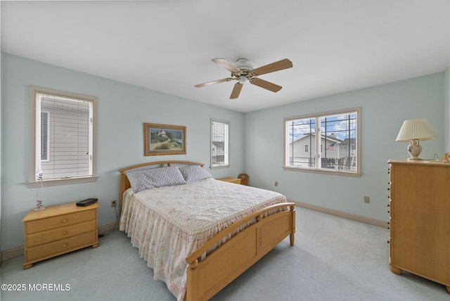 28 S Dayton Dr, Little Egg Harbor, NJ 08087 - bedroom featuring light colored carpet and ceiling fan