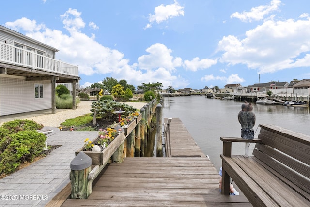 28 S Dayton Dr, Little Egg Harbor, NJ 08087 - dock area featuring a water view