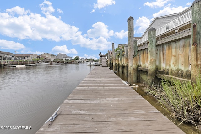 28 S Dayton Dr, Little Egg Harbor, NJ 08087 - dock area featuring a water view