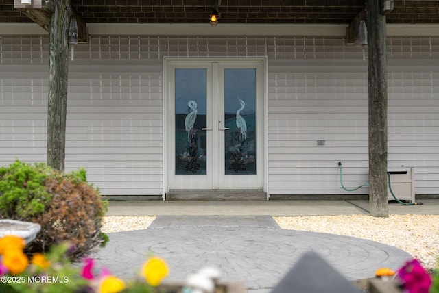 28 S Dayton Dr, Little Egg Harbor, NJ 08087 - doorway to property featuring french doors
