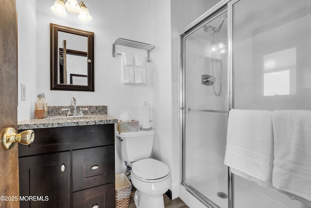 259 Cypress Dr, Bayville, NJ 08721 - full bathroom featuring vanity and a stall shower