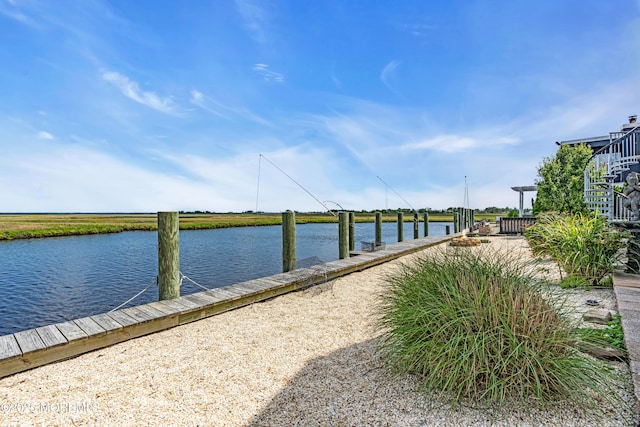 259 Cypress Dr, Bayville, NJ 08721 - dock with a water view