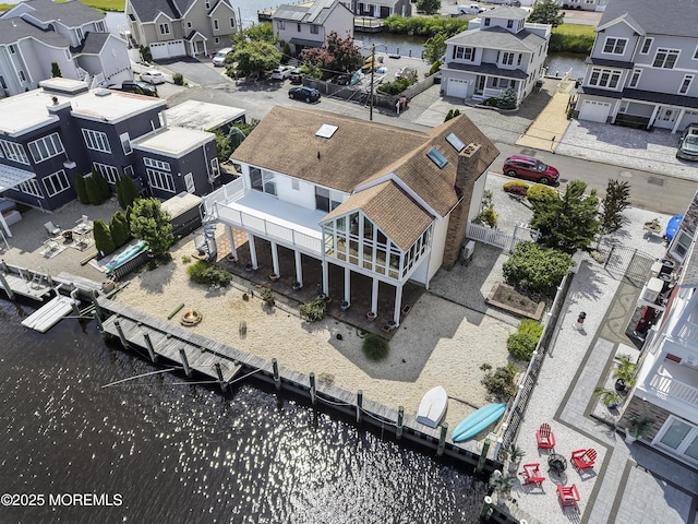 259 Cypress Dr, Bayville, NJ 08721 - aerial view of residential area featuring a nearby body of water