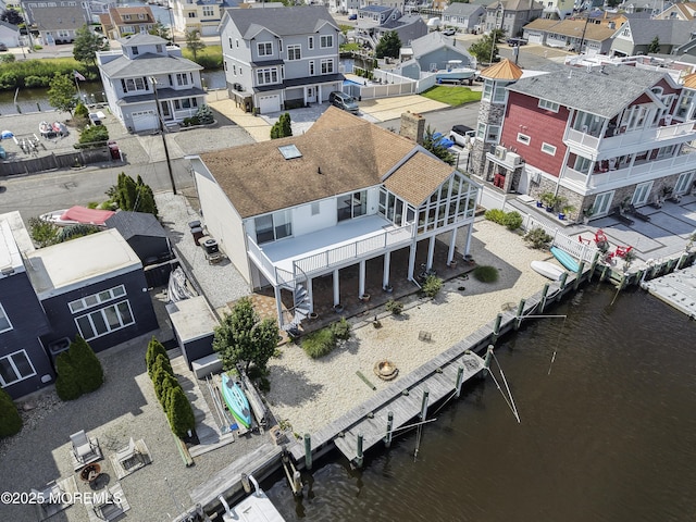 259 Cypress Dr, Bayville, NJ 08721 - aerial perspective of suburban area featuring a large body of water