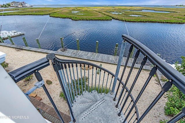 259 Cypress Dr, Bayville, NJ 08721 - dock area with a water view