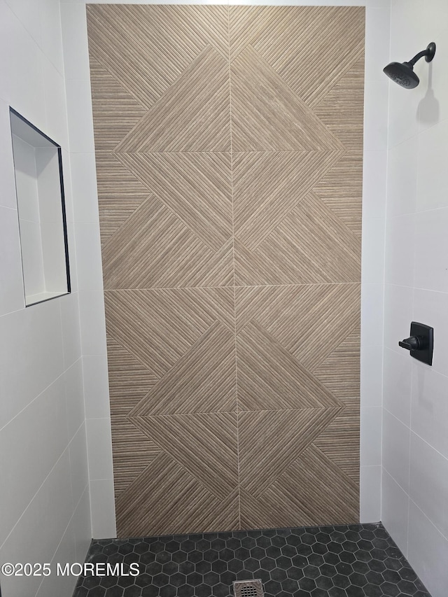 412 Ridge Ave, Neptune Township, NJ 07753 - bathroom view of a tile shower