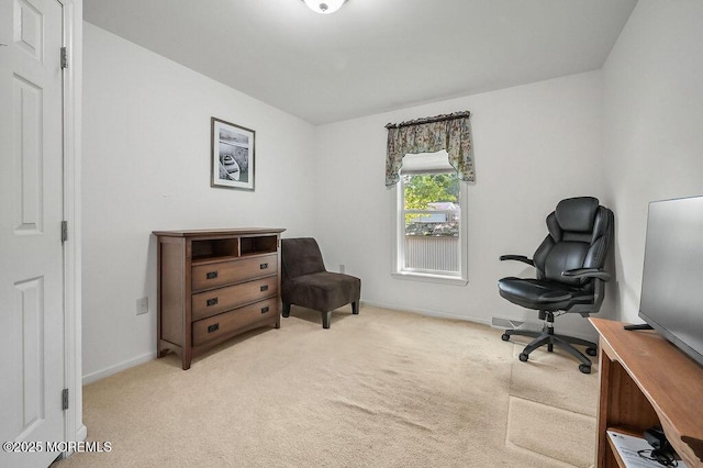 14 Village Rd, Morganville, NJ 07751 - office area with light carpet and baseboards