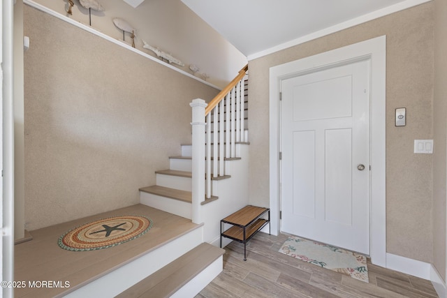 6 Pearce Ct, Manasquan, NJ 08736 - stairs with wood finished floors