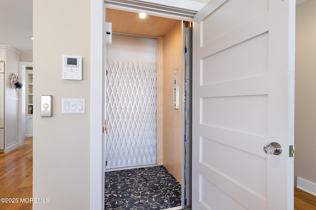 6 Pearce Ct, Manasquan, NJ 08736 - doorway featuring recessed lighting and wood finished floors