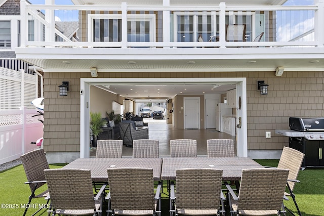 6 Pearce Ct, Manasquan, NJ 08736 - patio / terrace featuring area for grilling, outdoor dining space, and a patio area