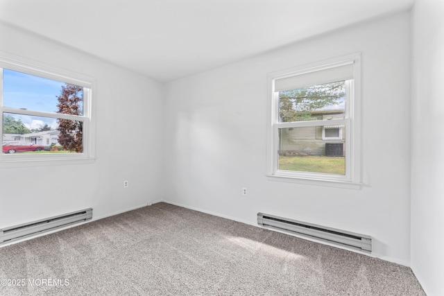 41 Falmouth Ave Unit 72, Whiting, NJ 08759 - spare room with a baseboard heating unit and carpet flooring