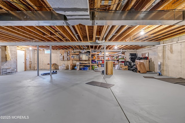 4 Geraldine Ct, Farmingdale, NJ 07727 - view of unfinished basement