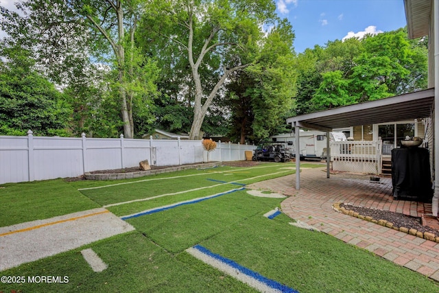 8 Shadow Ridge Ct, Howell, NJ 07731 - view of yard with a patio