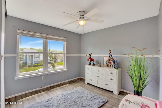 8 Shadow Ridge Ct, Howell, NJ 07731 - bedroom featuring wood finished floors and a ceiling fan