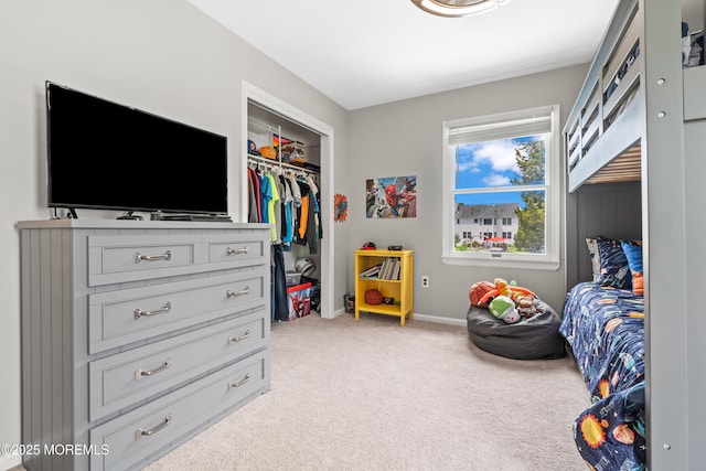 51 Davids Ln, Howell, NJ 07731 - bedroom with light carpet and a closet