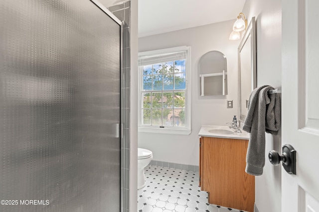 51 Davids Ln, Howell, NJ 07731 - bathroom with vanity and a shower stall