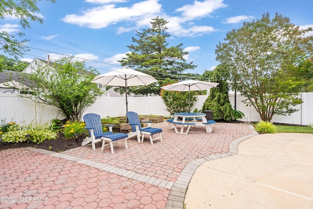 51 Davids Ln, Howell, NJ 07731 - fenced backyard with a patio area