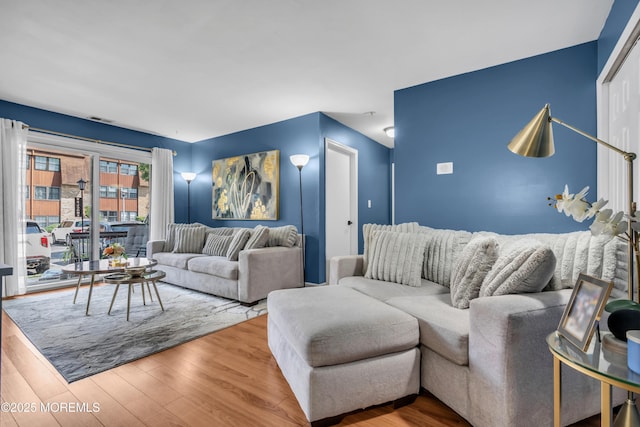 193 Sierra Ct, Woodbridge, NJ 07095 - living room with wood finished floors