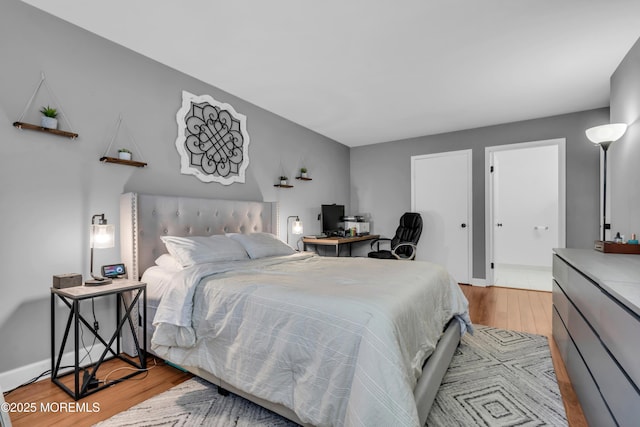 193 Sierra Ct, Woodbridge, NJ 07095 - bedroom featuring light wood-style flooring and baseboards