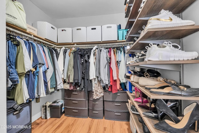 193 Sierra Ct, Woodbridge, NJ 07095 - walk in closet with wood finished floors