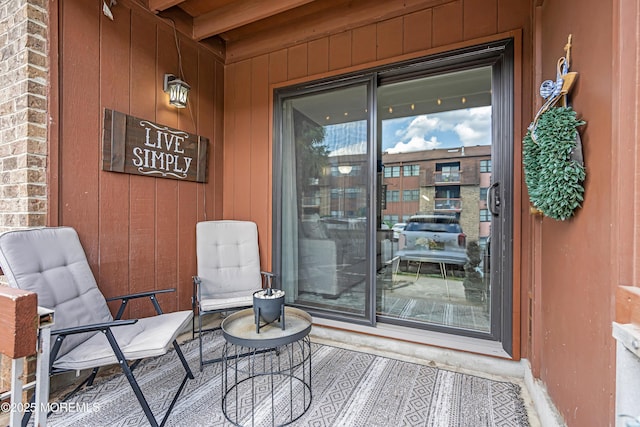 193 Sierra Ct, Woodbridge, NJ 07095 - view of exterior entry featuring board and batten siding