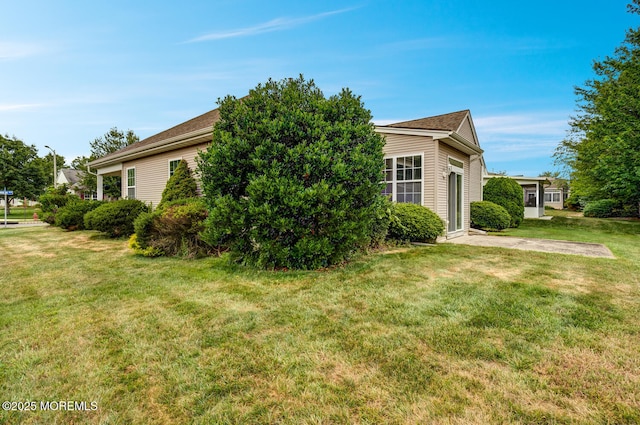 41 Sunrise Bay Blvd, Little Egg Harbor, NJ 08087 - view of side of property featuring a yard