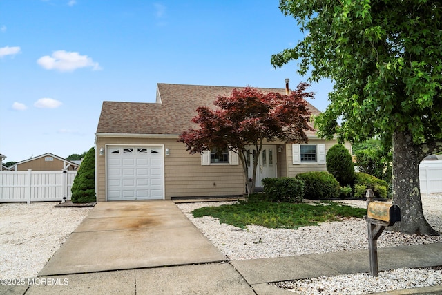 54 Storm Jib Ct, Bayville, NJ 08721 - obstructed view of property featuring an attached garage, concrete driveway, and roof with shingles