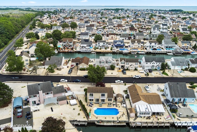 54 Storm Jib Ct, Bayville, NJ 08721 - aerial overview of property's location with a large body of water and nearby suburban area