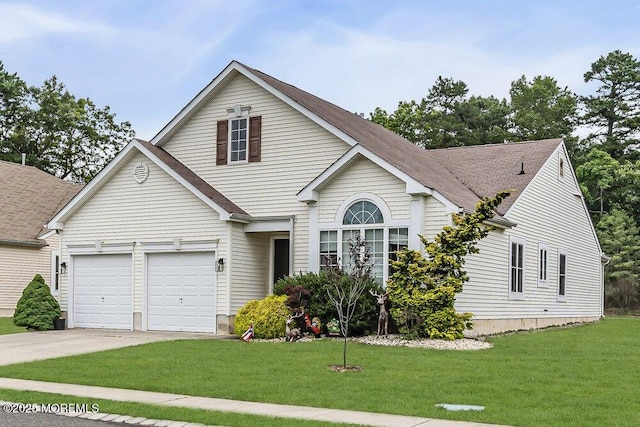 35 Kings N Rd, Jackson, NJ 08527 - traditional home featuring concrete driveway, a front lawn, and an attached garage
