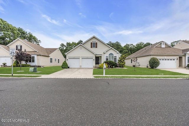 35 Kings N Rd, Jackson, NJ 08527 - traditional-style home featuring a front yard, driveway, and an attached garage