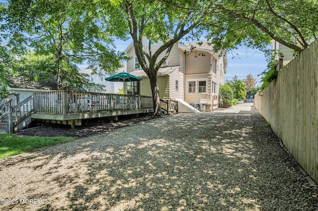 340 Main Ave, Bay Head, NJ 08742 - back of property featuring a wooden deck