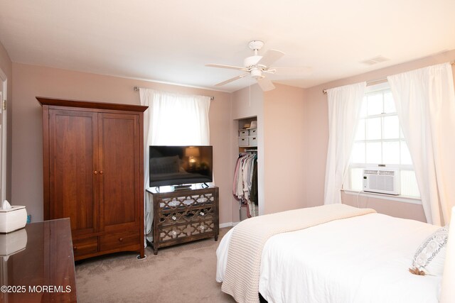 74 Squankum Rd, Tinton Falls, NJ 07724 - bedroom with light colored carpet and ceiling fan